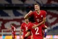 Lewandowski Bayern comemora com o time