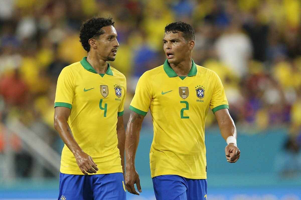 Mini Craques - Thiago Silva - Seleção Brasileira - Fabricante: DTC