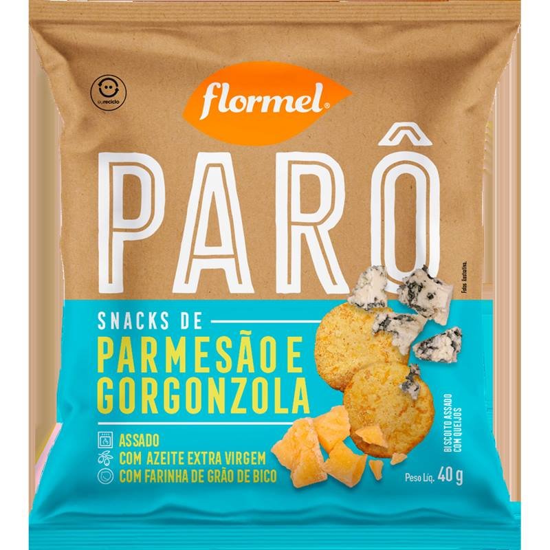Biscoito parmesão e gorgonzola