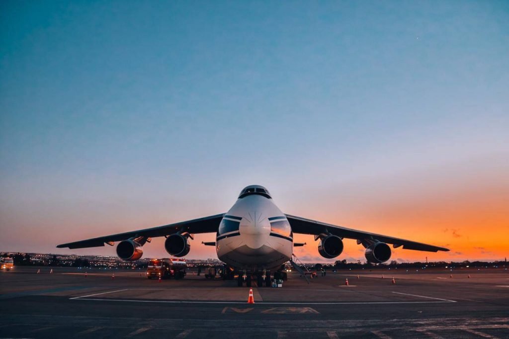 Antonov pousa no Aeroporto de Brasília