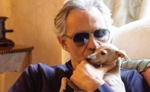 Cão de Andrea Bocelli desaparece e cantor lamenta encerramento das buscas