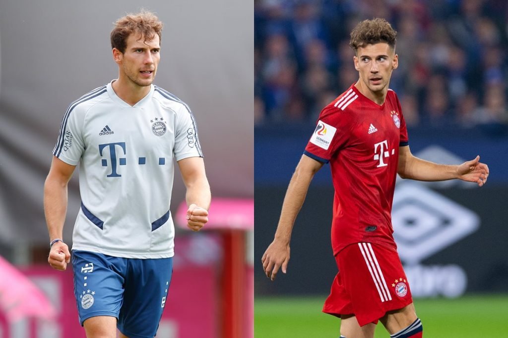 Goretzka depois e antes
