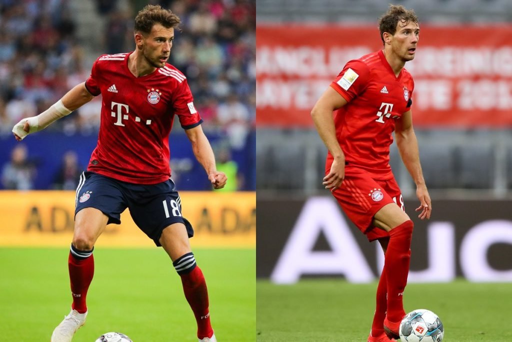 Goretzka antes e depois