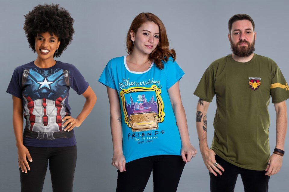 Camisetas geek: estilo e referência é na Piticas