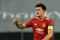 Harry Maguire em jogo do Manchester United