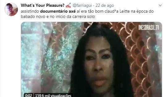 Tweets sobre o documentário Axé - Canto do Povo de Um Lugar