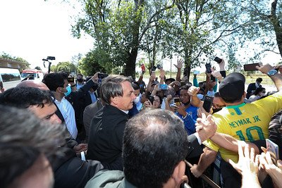 Presidente Jair Bolsonaro participa da Cerimônia de retomada do Alto Forno 1 da Usina de Ipatinga