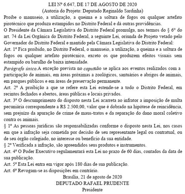 Extrato DODF 26/08/2020