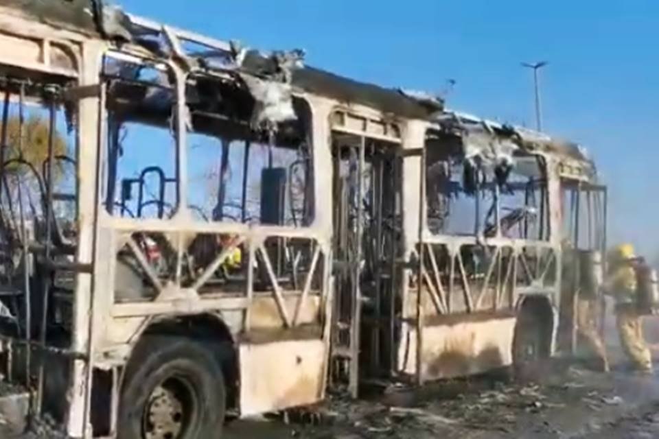 Segundo ônibus queimado nas proximidades do Assentamento 26 de Setembro