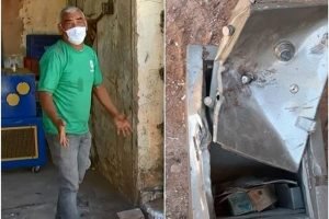 Catador relata susto ao encontrar R$ 35 mil em cofre: “Comecei a gritar”