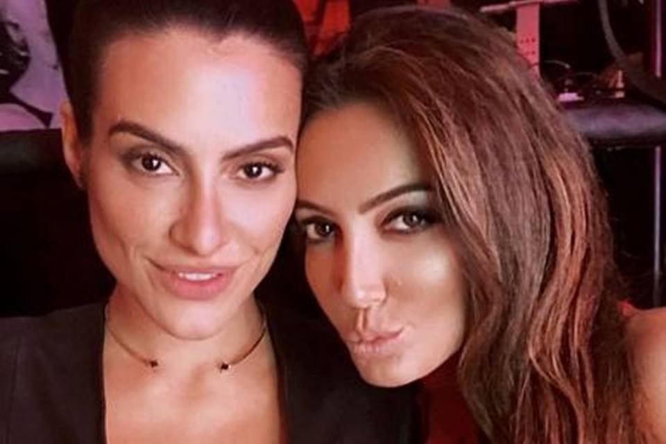 Cleo (ex-Pires) e a irmã Tainá