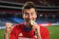 Lewandowski Medalha da Champions