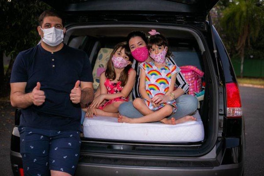 Famílias marcaram presença na festa