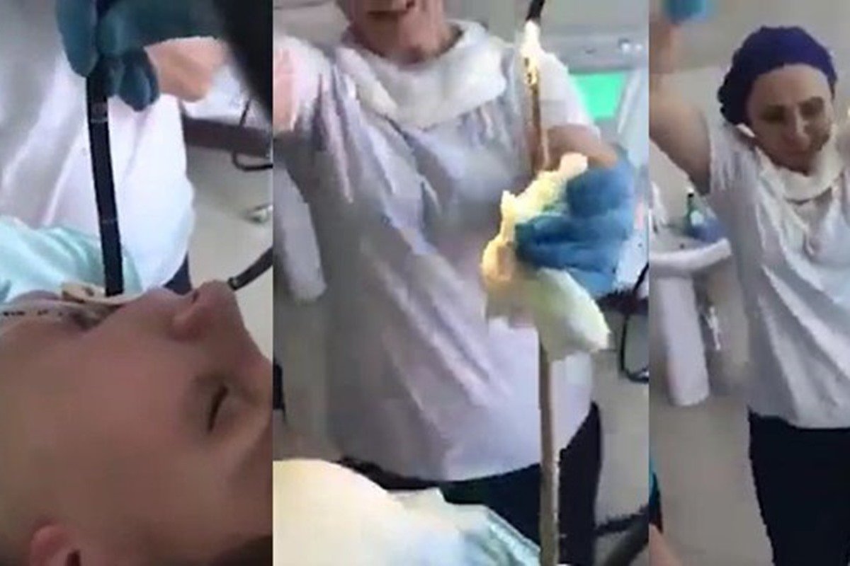 Médicos retiram cobra de dentro de mulher-horz