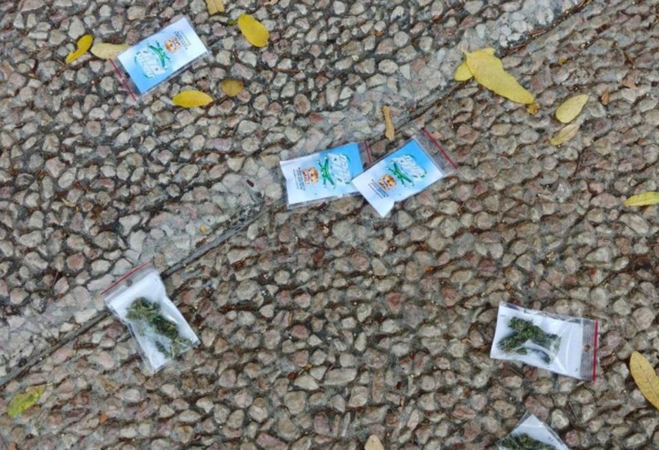 "Tá chovendo maconha": drone joga sacos de cannabis à população em Tel Aviv