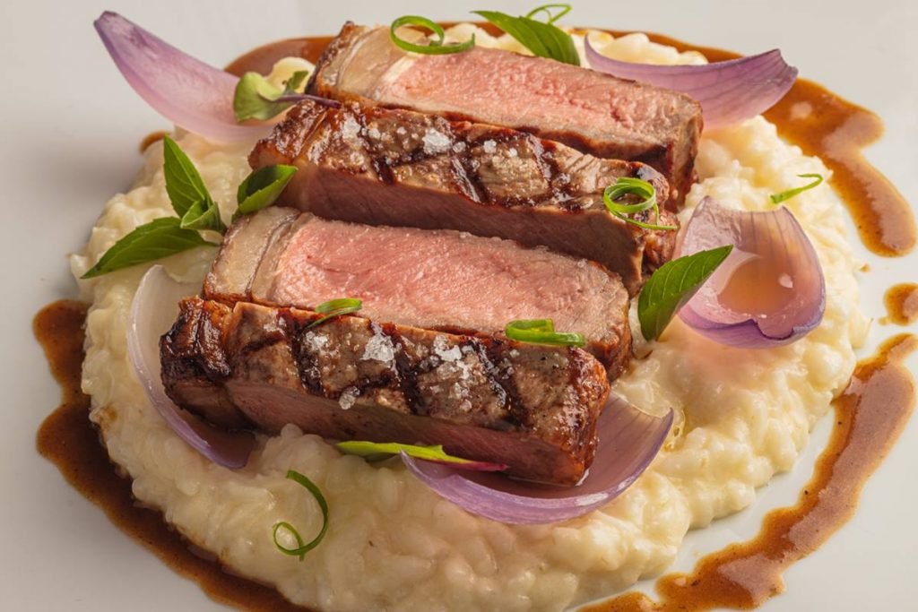 *Costela braseda com polenta rústica