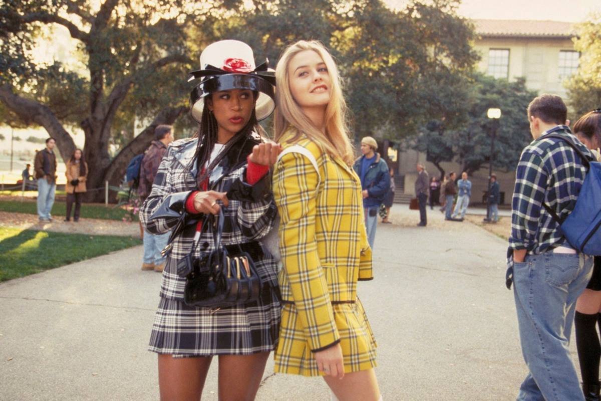 Meninas adolescentes clueless cher horowitz traje 2 peça roupa