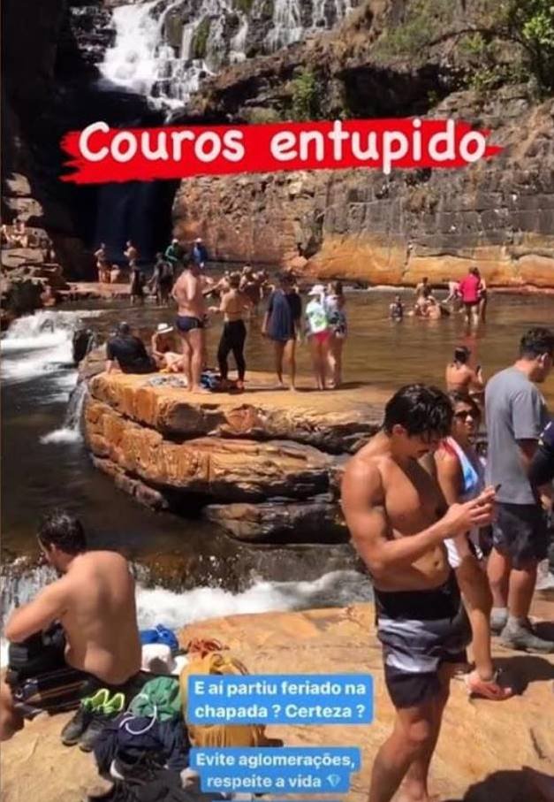 Moradores denunciam descaso de turistas com pandemia na Chapada dos Veadeiros