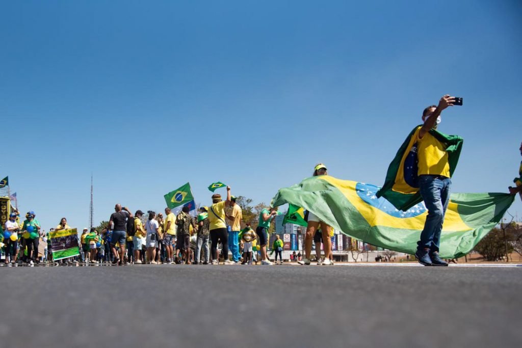 Manifestação 7 de setembro 2020 Esplanada dos ministérios - A favor de Bolsonaro