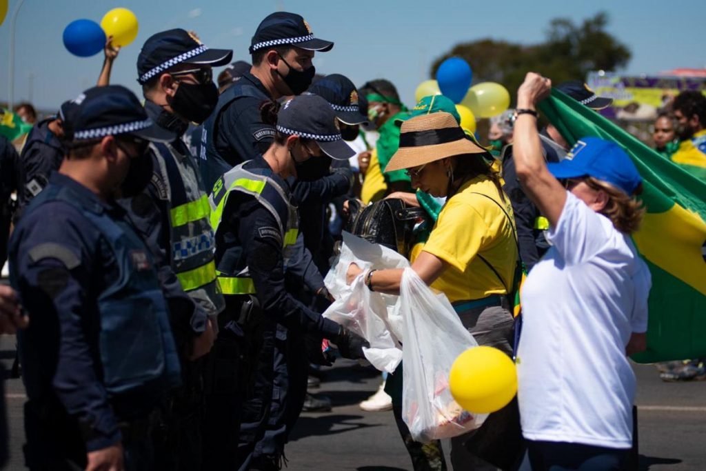 Manifestação 7 de setembro 2020 Esplanada dos ministérios - A favor de Bolsonaro