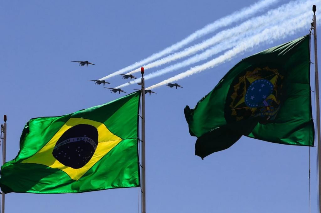 Esquadrilha da fumaça 7 de setembro 2020 Esplanada dos ministerios