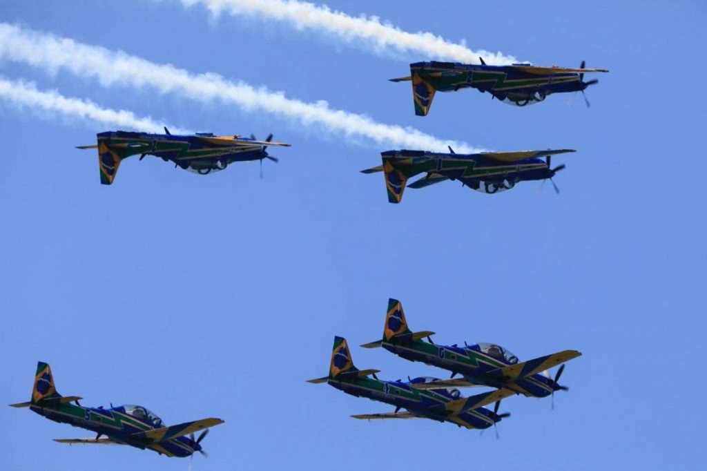 Esquadrilha da fumaça 7 de setembro 2020 Esplanada dos ministerios