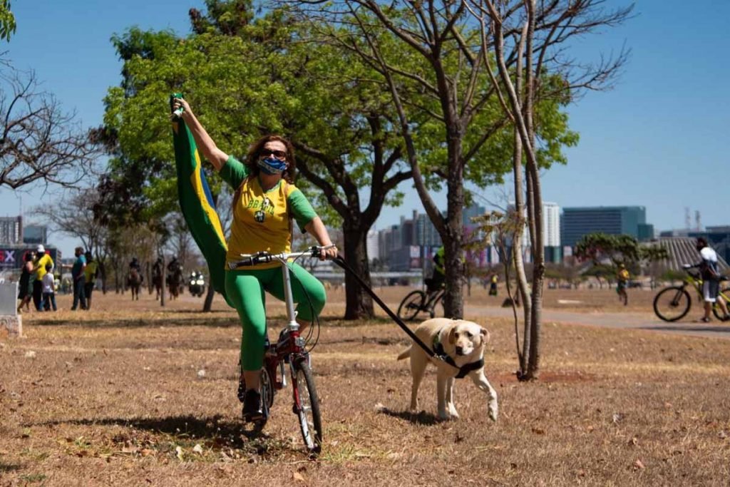 Manifestação 7 de setembro 2020 Esplanada dos ministérios - A favor de Bolsonaro