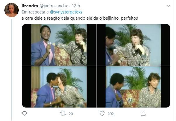 Mick Jagger e Gloria Maria