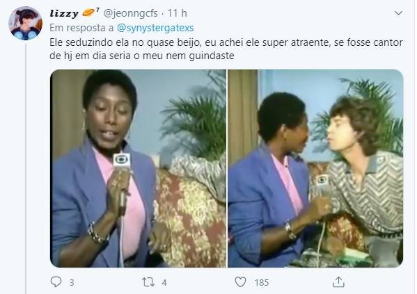 Mick Jagger e Gloria Maria