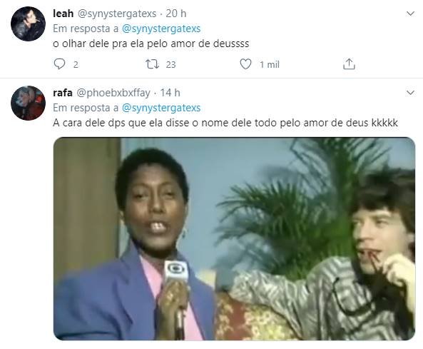 Mick Jagger e Gloria Maria