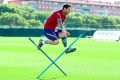 Messi em treino do Barcellona