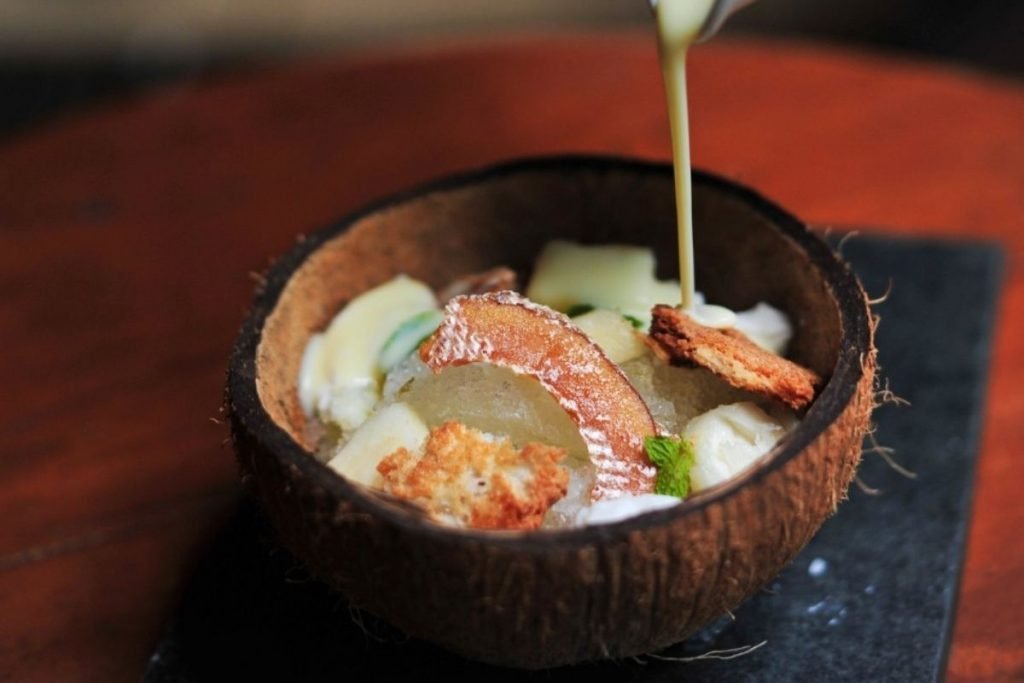 Sobremesa com cachaça