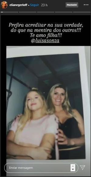 Mãe de Luísa Sonza