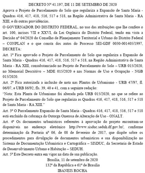 Decreto de Santa Maria