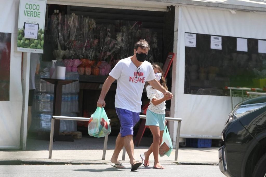 Marcelo Faria e filha