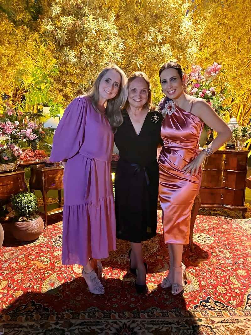 Isabella e Marita Veronese com Melissa Gontijo