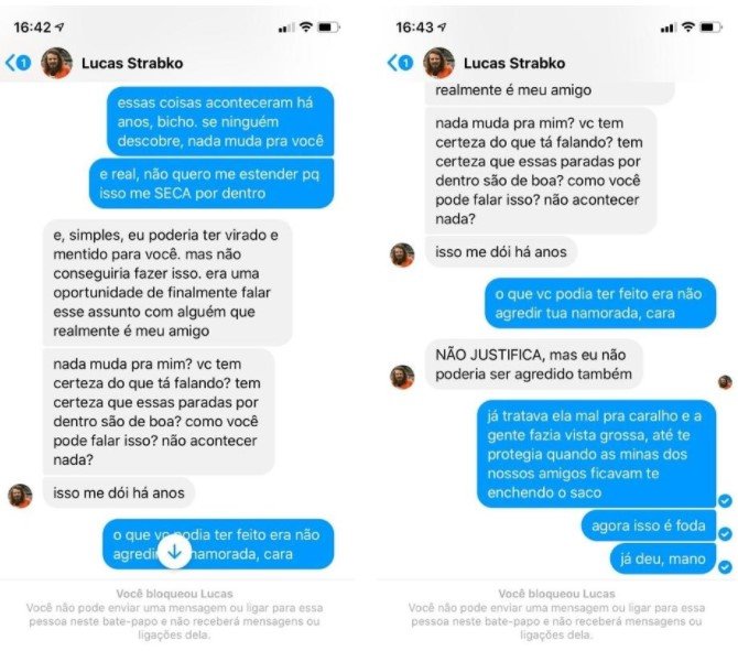 Cartolouco confirma agressão em namorada em prints 2