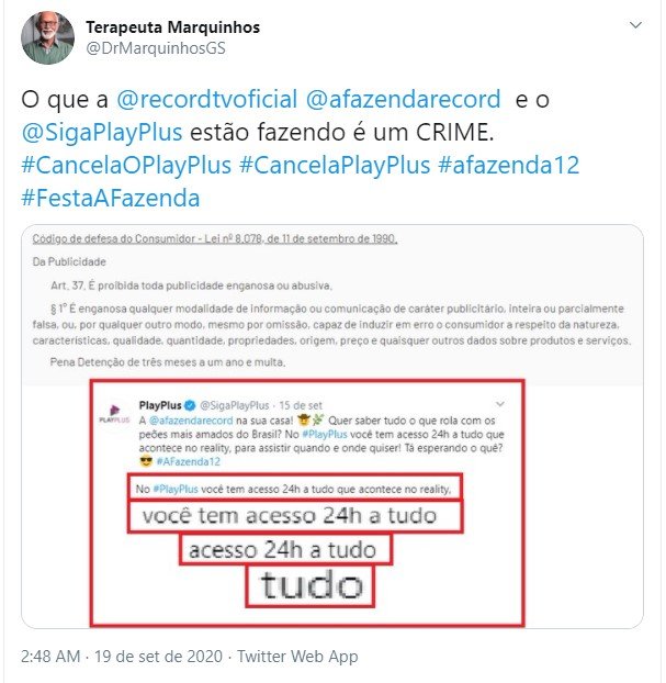 Cancelamento PlayPlus