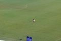 Marinho sentado no campo