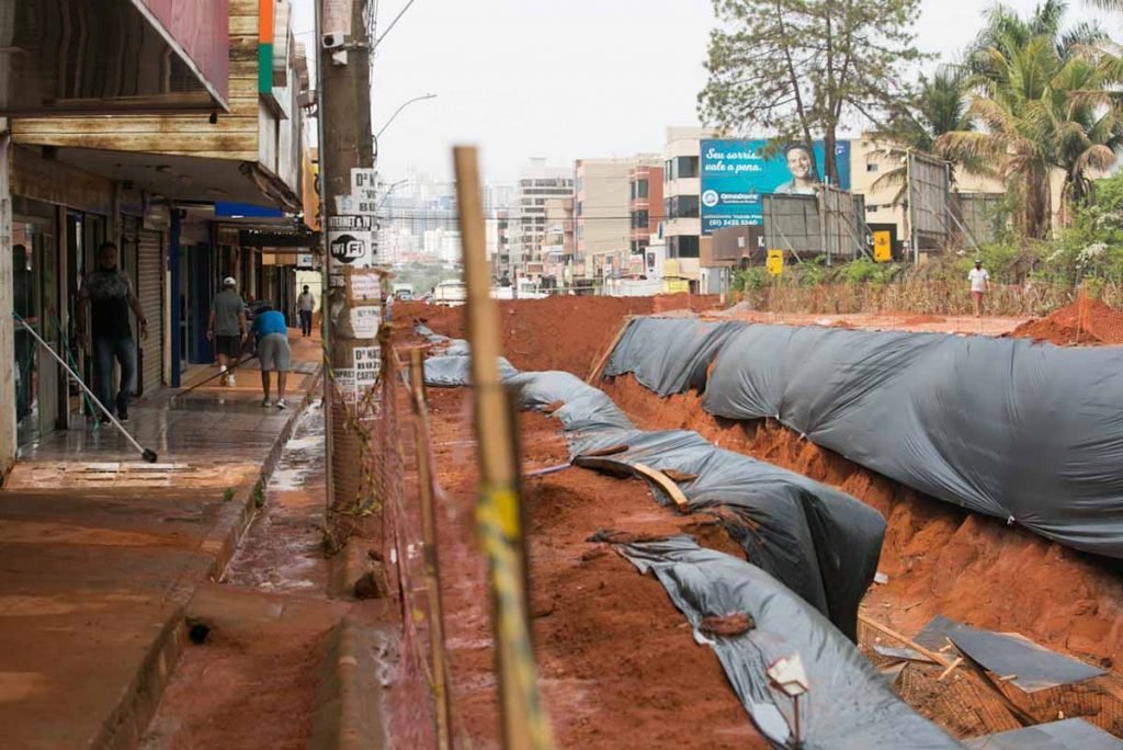Chuvas deixam estragos em Vicente Pires