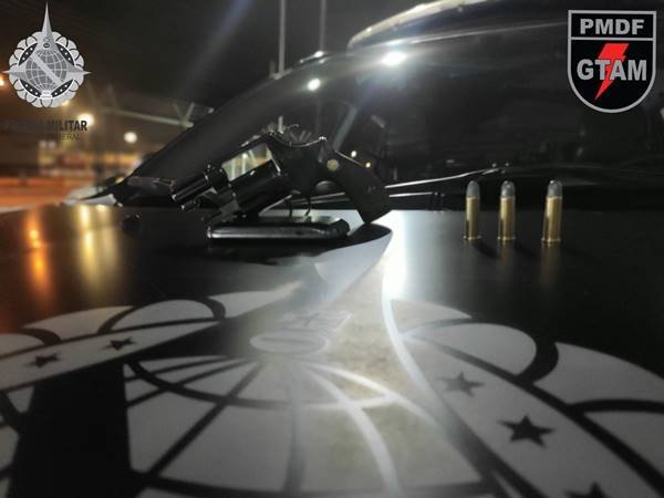 Arma apreendida pela PMDF