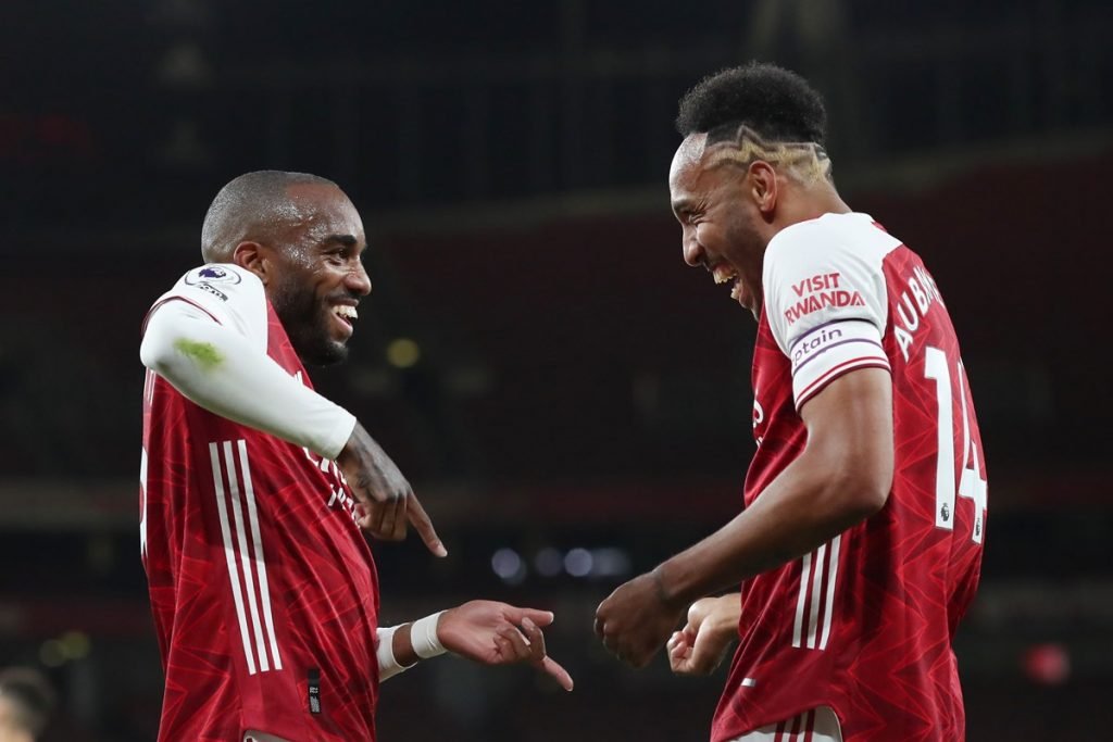 Lacazette e Aubameyang