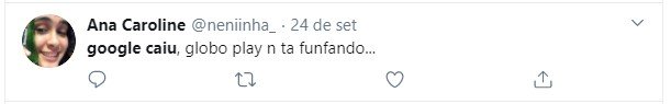 Google fora do ar