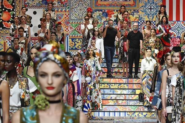 Desfile de primavera/verão 2021 da Dolce & Gabbana