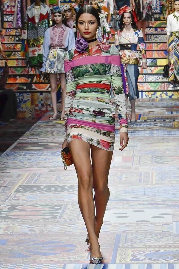 Look da passarela da Dolce & Gabbana de primavera/verão 2021