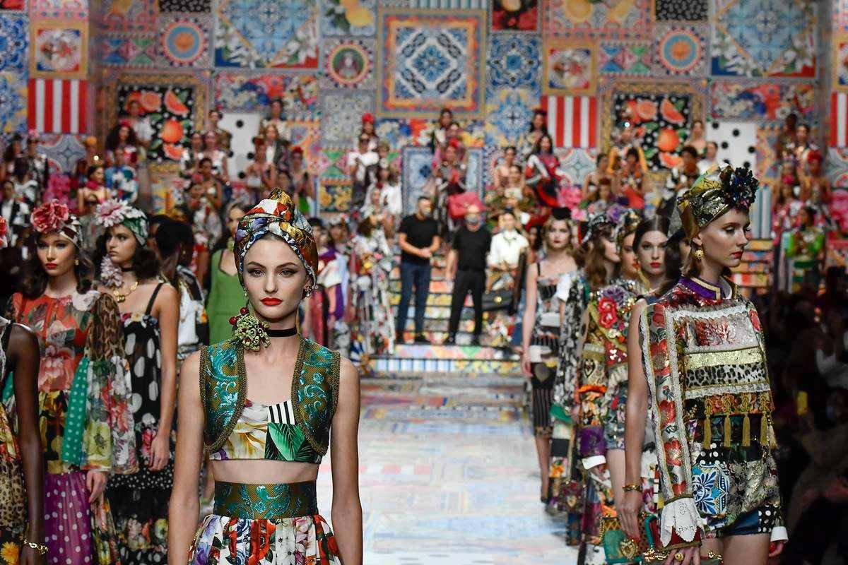 Passarela da Dolce & Gabbana de spring/summer 2021