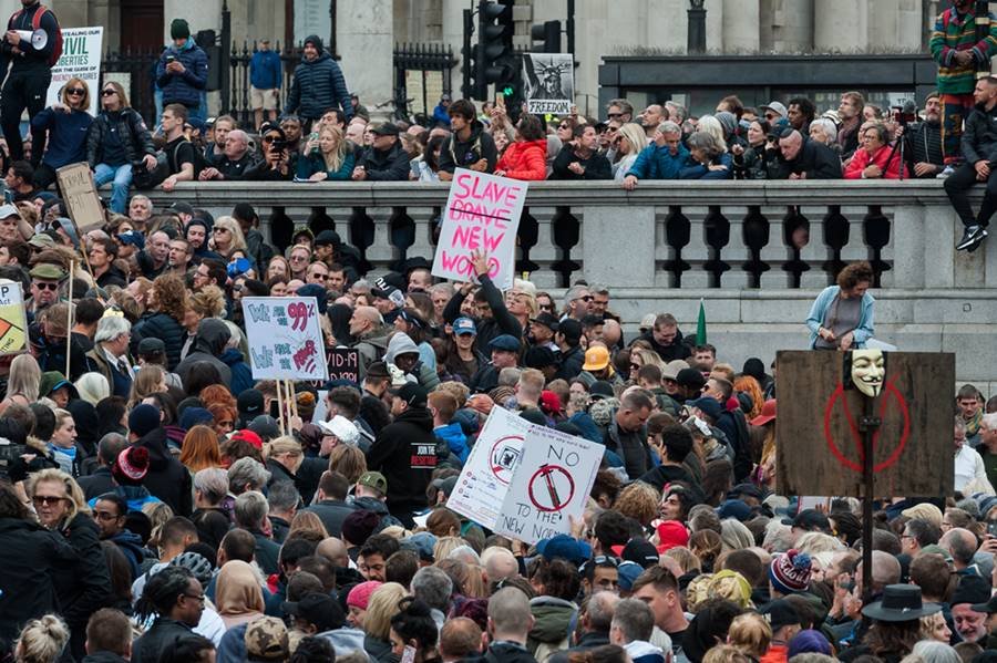 Protesto na Trafalgar Square