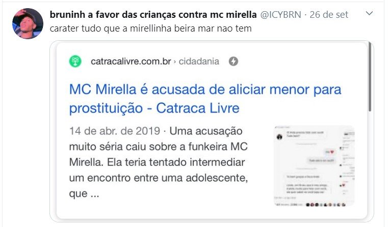 Haters contra Mirella