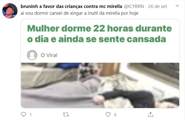 Haters contra Mirella