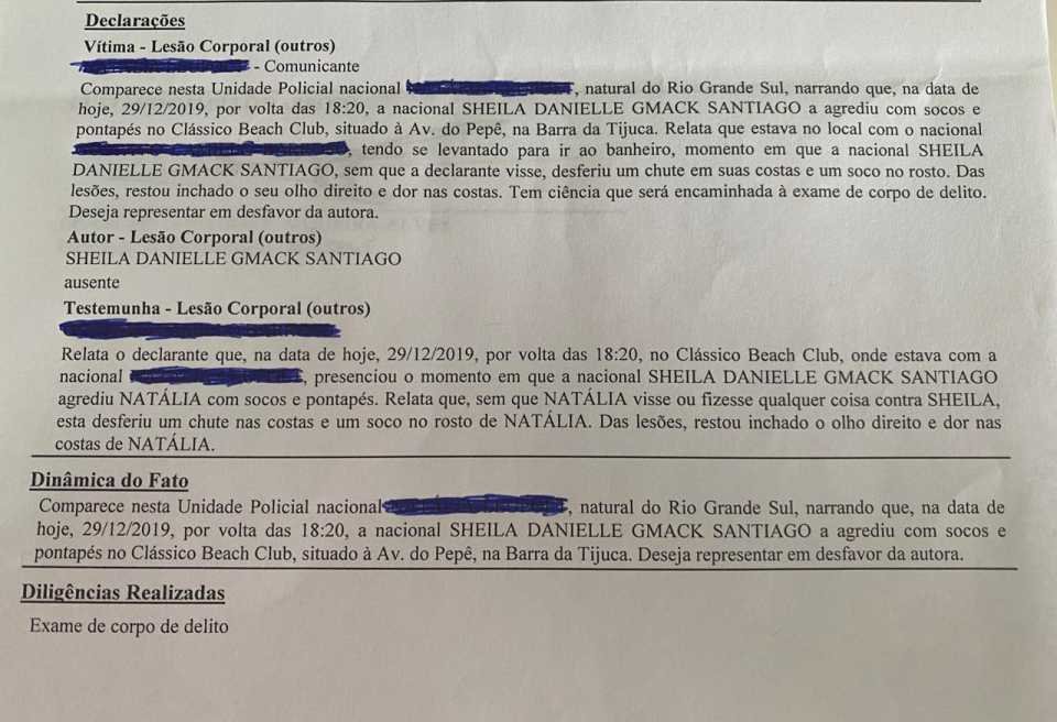 Boletim de ocorrência